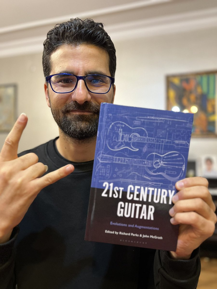 MicrotonalGI's tweet photo. Amazing book about the 21st Century Guitar edited by @Richperks and John McGrath published by @bloomsburypublishing A section about our Honorary President Dr. John Schneider and Founder @tolgahancogulu Thank you! https://t.co/SuNJq6tmPu
