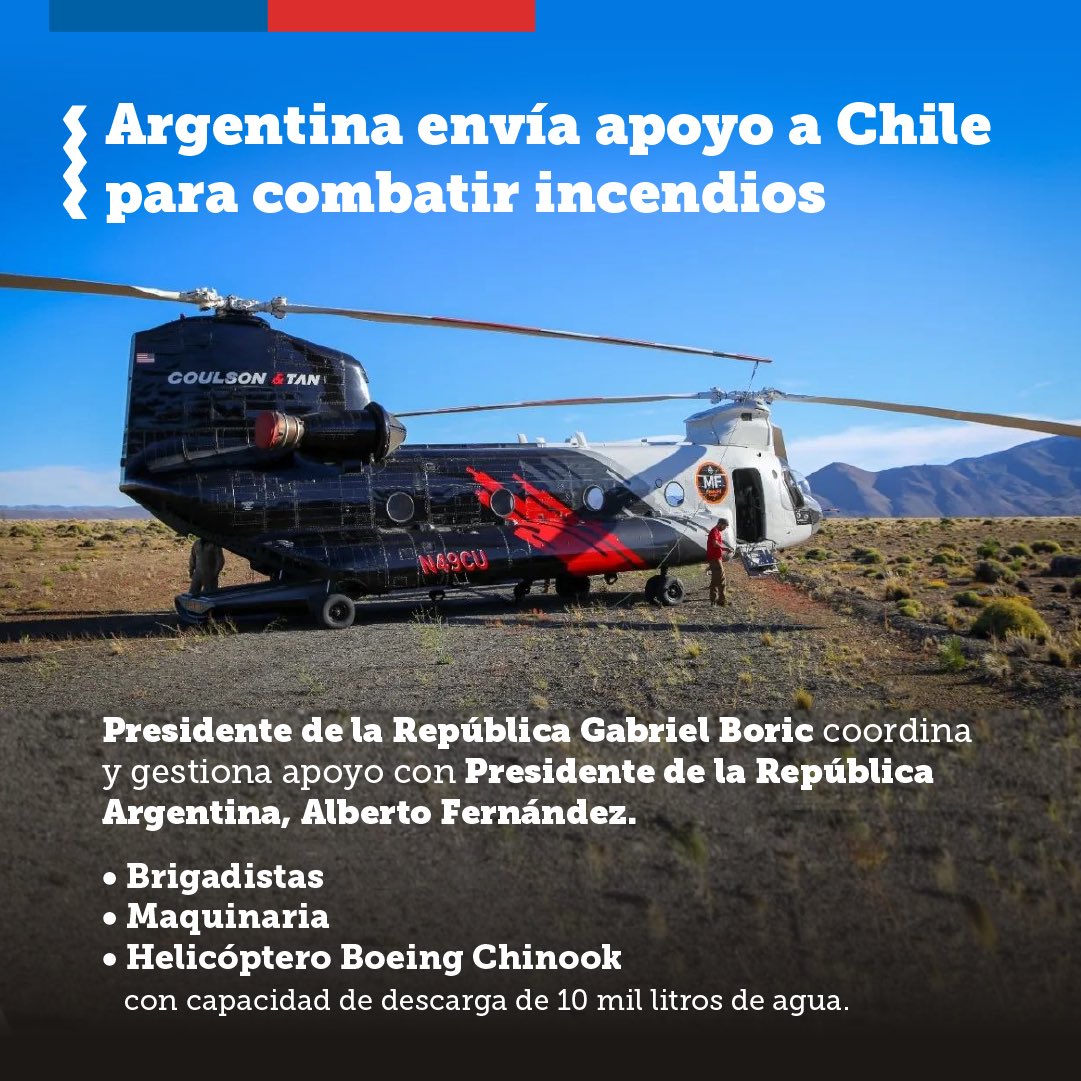 guayacancl's tweet photo. 🟢#GuayacánInforma El Gobierno de #Argentina envía apoyo para combatir #IncendiosForestales en la zona centro sur de nuestro país. Además se gestiona apoyo desde #Barsil #Ecuador #EstadosUnidos y #España https://t.co/VkqCK5KHyE
