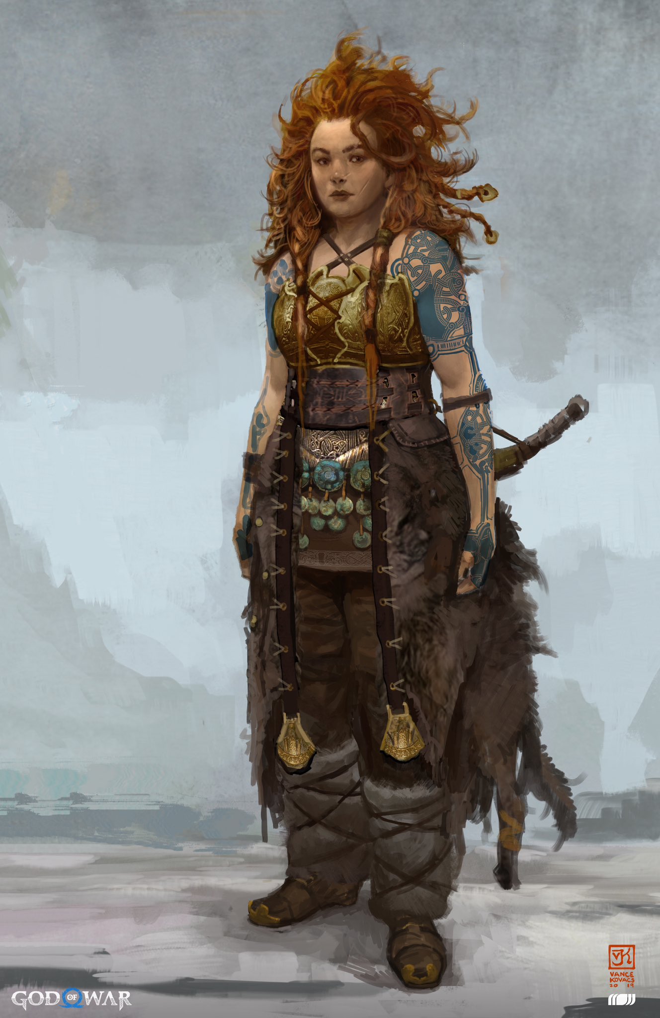 𝓥𝔞𝔫𝔠𝔢 𝓚𝔬𝔳𝔞𝔠𝔰 on X: Daughter & Mother. Thrúd & Sif final  concepts for “God of War Ragnarok” …go to Artstation to see the God of War  mega super artblast t.coKe3SMJ8WzI  X