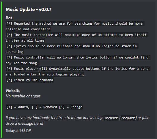 earthboundgg's tweet photo. v0.0.7 has been released, with improvements to the music player! https://t.co/TvjRHOEwyp