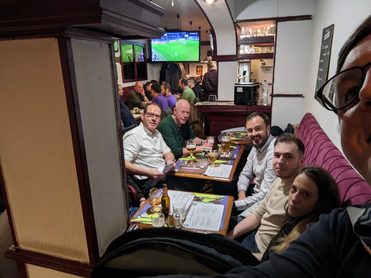 tsearle's tweet photo. After a long break,. #FosdemVoipDinner is back! https://t.co/59XS7eIa6P