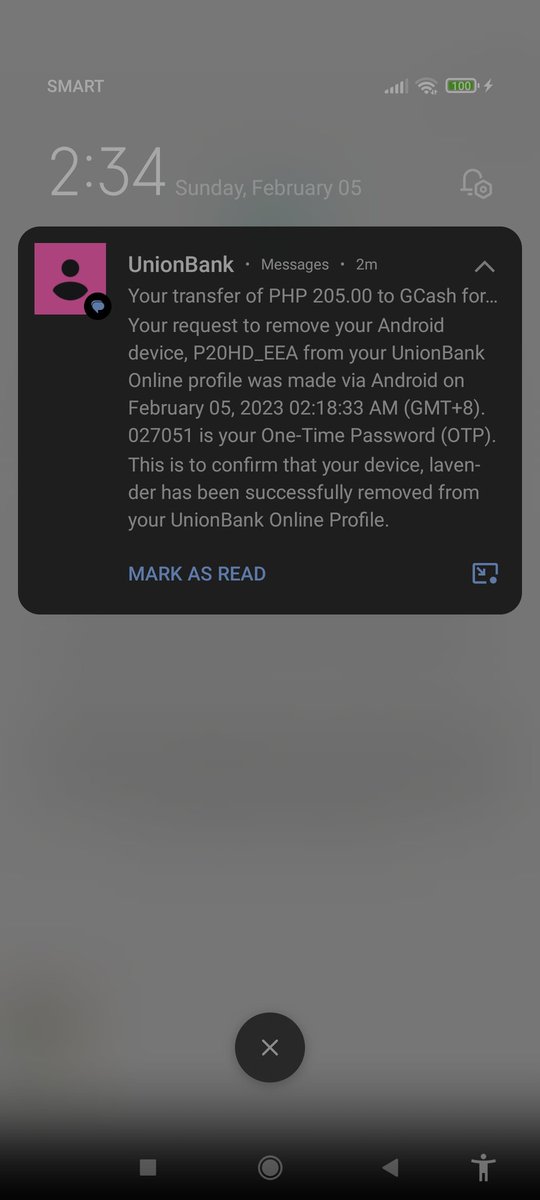 gospyy's tweet photo. @unionbankph bilis bilisan nyo naman sa OTP nyo. 02:18:33AM requested ko tapos dadating 2:32 AM? Kahit yung automated voice call wala. Ayaw nyo disable yung OTP pero ambagal nyo mag generate. Bulok. https://t.co/czH5OJMj5W