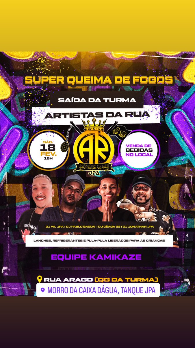 rua_artistas's tweet photo. A SAÍDA MAIS ESPERADA NÃO TEM JEITO!!!
Dia 18/02 é tudo na 𝘾𝙖𝙞𝙭𝙖 𝙙’𝙖́𝙜𝙪𝙖, 𝙉𝙤 𝙌𝙂 𝘿𝙤𝙨 𝘼𝙍𝙏𝙄𝙎𝙏𝘼𝙎 𝘿𝘼 𝙍𝙐𝘼! 🎉🎭🎨

ɴᴀ̃ᴏ ʟᴇᴠᴀɴᴛᴀᴍᴏs ʙᴀɴᴅᴇɪʀᴀ ᴅᴇ ʟᴀᴅᴏ ᴍᴜɪᴛᴏ ᴍᴇɴᴏs ᴅᴇ ғᴀᴄᴄ̧ᴀ̃ᴏ sɪɴᴛᴀᴍ-sᴇ ᴛᴏᴅᴏs ʙᴇᴍ ᴠɪɴᴅᴏs!
 
🕊 🎌 https://t.co/CFgfSOlOm0