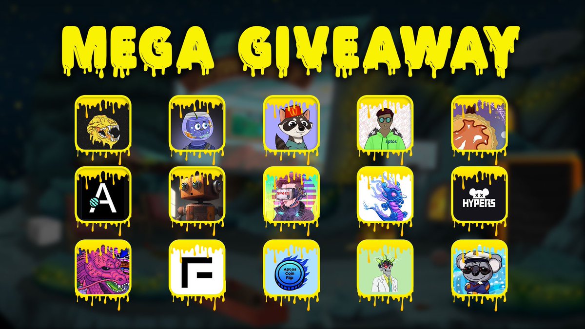 Aptosbears7777's tweet photo. 🚨MEGA GIVEAWAY🚨

🔥You have a chance to win over 150+ WLS, OG roles and Free NFTs worth over $500🔥

🎫 To Enter: 
✅ Follow All 15+ Projects
✅ Like &amp; RT
✅ Tag 3 Friends

#AptosBears #NFTcommunity #Aptos

Details mentioned below👇🏻 https://t.co/wAO792UT1R