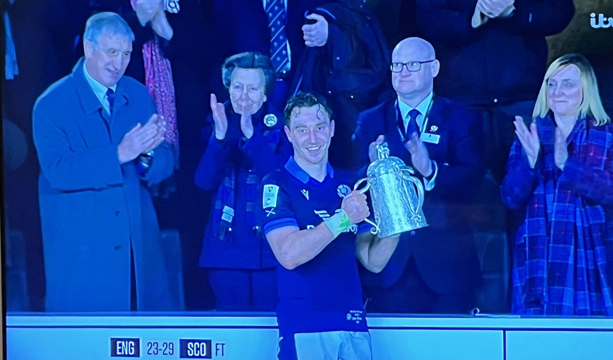 For the third year in a row, Scotland beat England at rugby to win the Calcutta Cup (the oldest international rugby tournament in the world). Twice in 3 yrs at Twickenham! Prior to 2021, we had not won at Twickers since 1983. Suffice to say I am a happy boy!!!