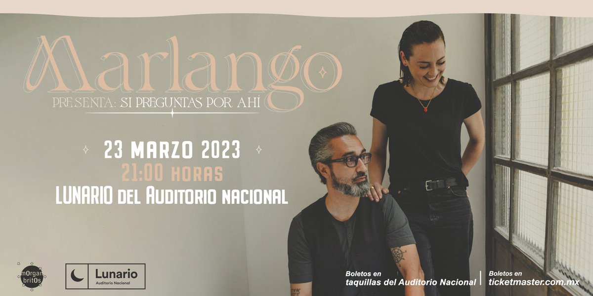 MarlangoOficial's tweet photo. En Febrero ya pensamos en Marzo.
El 23.03.23 tenemos recital en @LunarioMx Ciudad de México y las entradas están aquí https://t.co/TR7HajXCR5 ✨💀🎹🎤
Gracias @MorganBritosSL 🥇 https://t.co/q0owCqnSFw