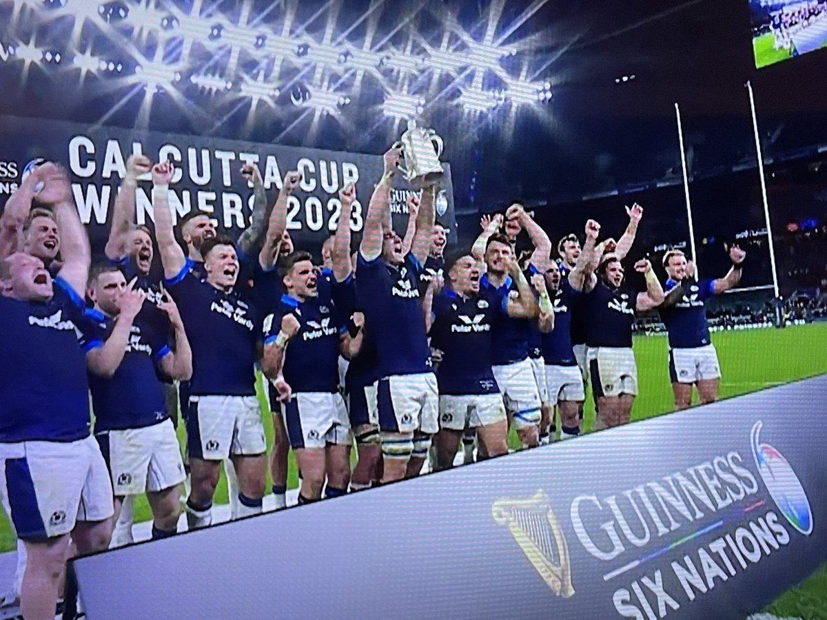 CalcuttaCup's tweet photo. Congratulations to the @Scotlandteam who retain the Calcutta Cup again. 
#ENGvSCO #6Nations https://t.co/5rLXAGCmSg