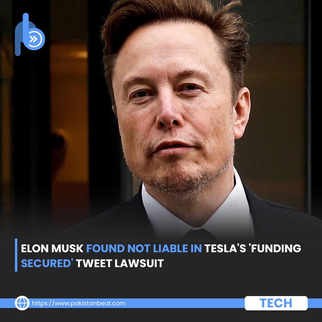 Pakistan Beat on Twitter "Musk was found not guilty in the 'funding secured' case but his