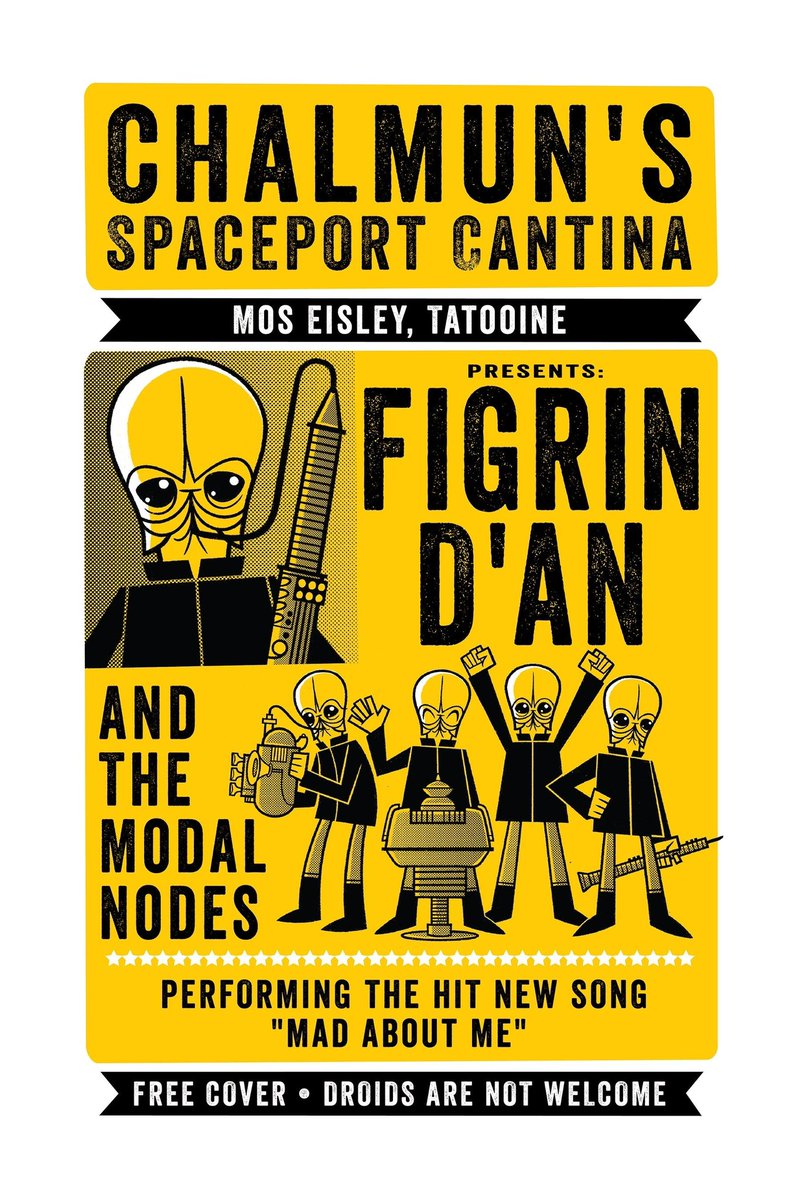 Galleries1988's tweet photo. This fake gig poster from Doug LaRocca is out of this world. You can get this ode for the Catina for just $30 by clicking here: https://t.co/semR962KVW https://t.co/Fvxng6r5jC