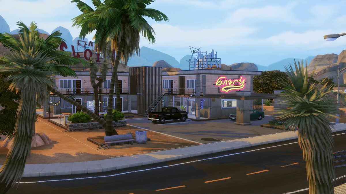 pictureamoebae's tweet photo. I’ve been doing a little bit of work on my next Oasis Springs build after a much-needed break. Finally settled on the exterior walls. I’ve changed them so many times.

#ts4 #thesims4 #showusyourbuilds #thesims #ts4build #ts4wip https://t.co/56rRFlgoB9