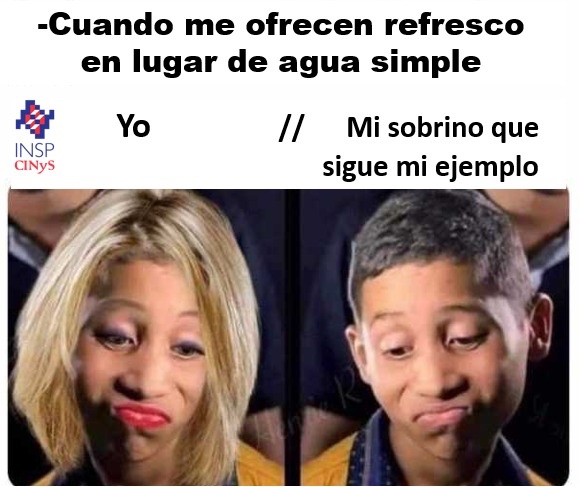 1CINyS's tweet image. Da un buen ejemplo a niñas y niños, deja el #Refresco 🥤 y toma más #AguaSimple 💧. Cuando crezcan te lo agradecerán 🙇‍♀️🙇...