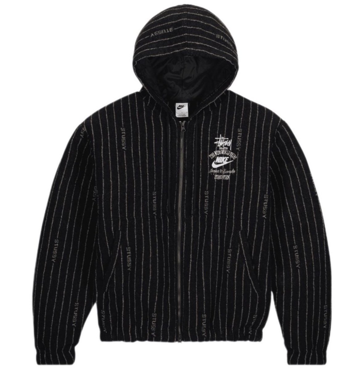 StreetFashion01's tweet photo. STÜSSY x Nike Outerwear dropping February 14th!🖤 https://t.co/z5AC6Yi20E