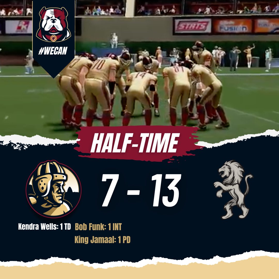 CantonClassics's tweet photo. 13-7 in another defensive chess match. 1 half left to get this thing done!
#WeCAN #ftlofootball #canton #ohio #football #madden #simulation #digital #esports https://t.co/RldY1PyItq