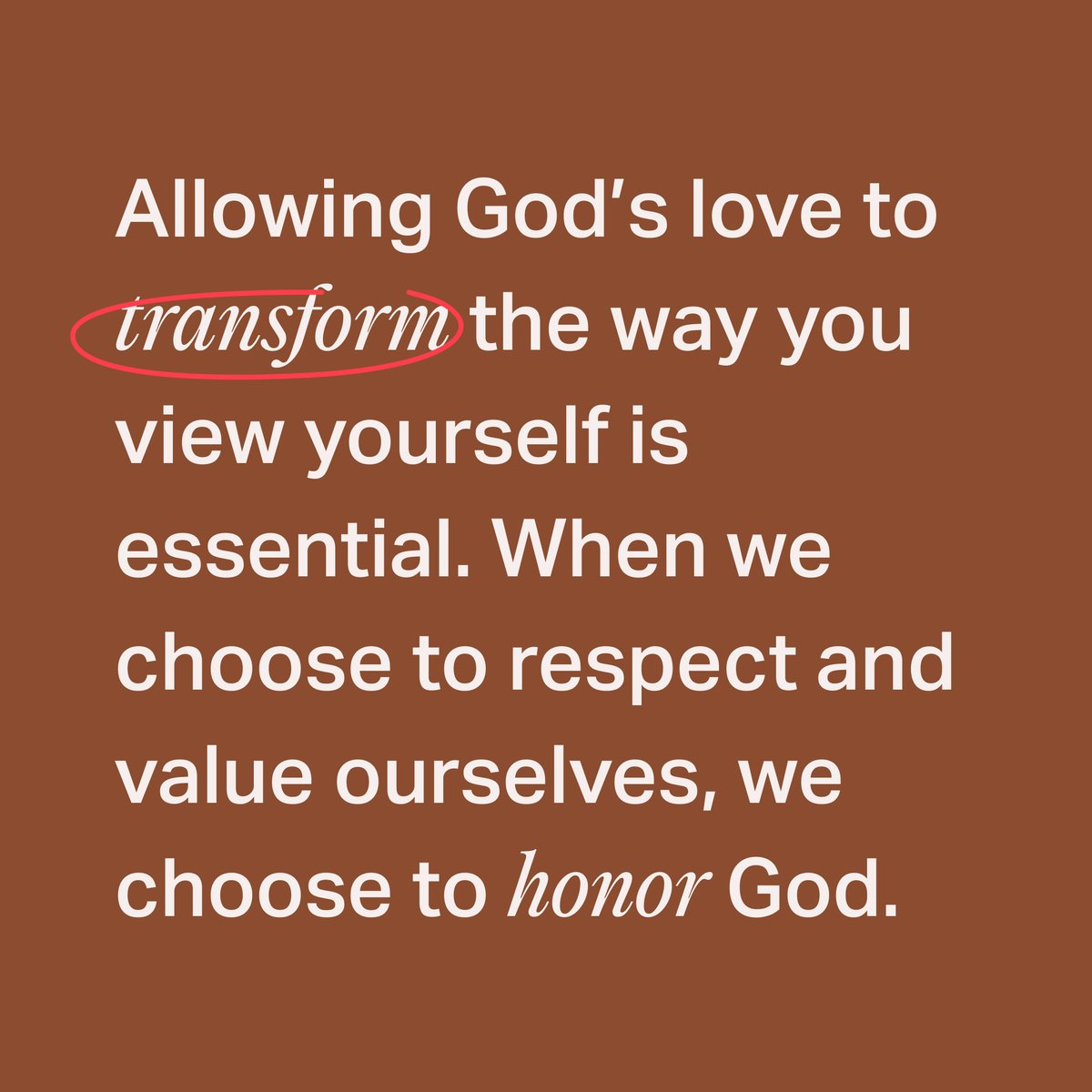 YouVersion's tweet photo. God bought us with a price and calls us His own. He gives us a future full of hope, to carry out the good works He created us to do. https://t.co/tQc7arofAn