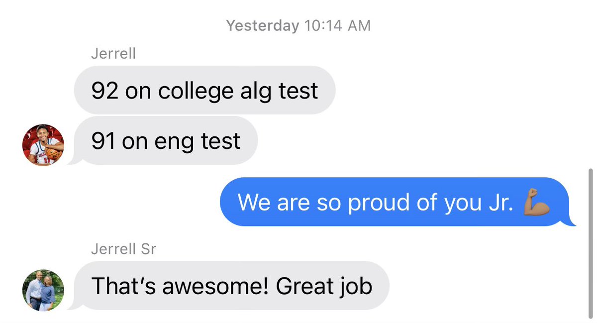 JerrellABarron's tweet photo. Keep killing in the classroom @jerrellbarronjr! We are proud of you! #CollegeAlgebra #APEnglish https://t.co/FeyzDVqNhi