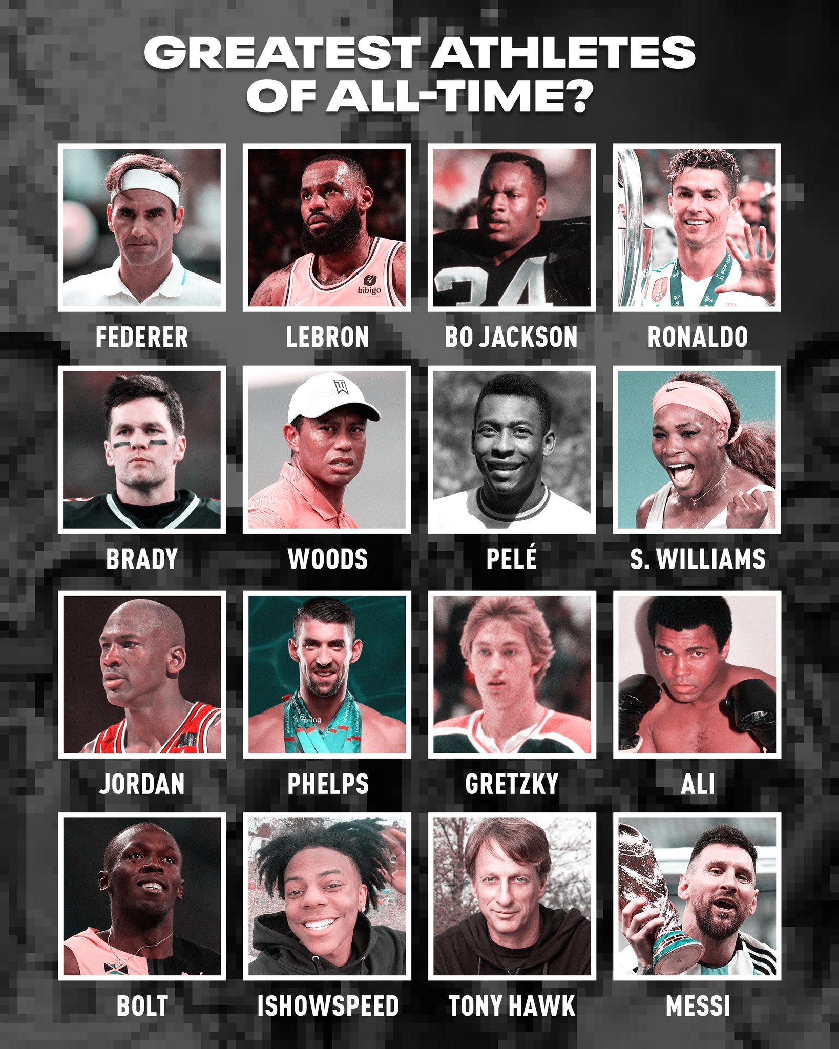 Castro1021 on X: &ldquo;Look at this image!! Who are YOUR top 3 athletes 