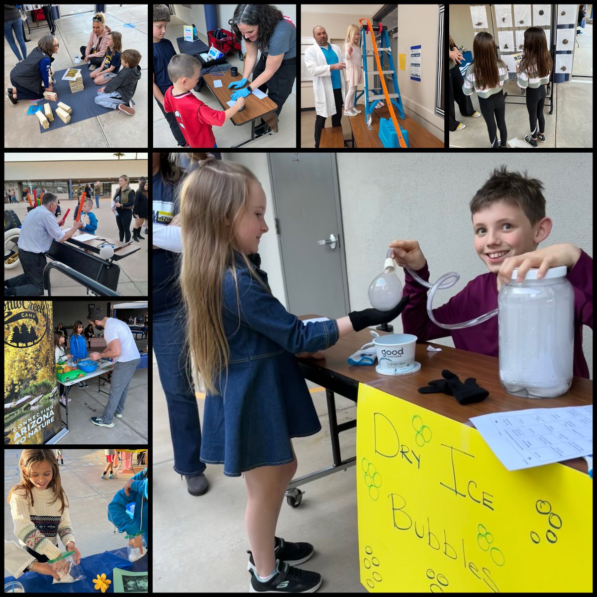 LagunaSUSD's tweet image. STEAM Night was a huge success! 💫We want to thank ALL of our community volunteers for coming and sharing your talents with us! Thank you! 🫶 #lagunaeagles #steam #AZSciTech #mcdowellsonoranconservancy  #tontocreek #ScottsdaleFire #andsomanymore #thankyou  🌵🐾🦇🫀🩻❄️🥁🚒🔭🧬🃏