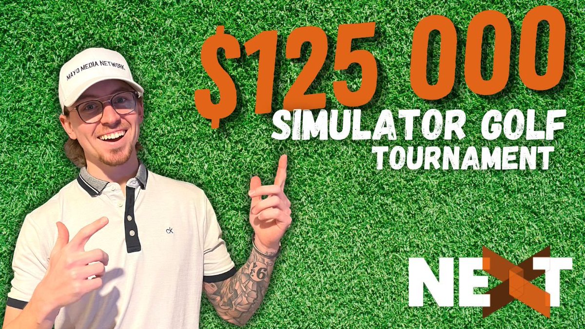 Playing Sim Golf for some serious Dough! #nextgolftour #trackmangolf #golflife
