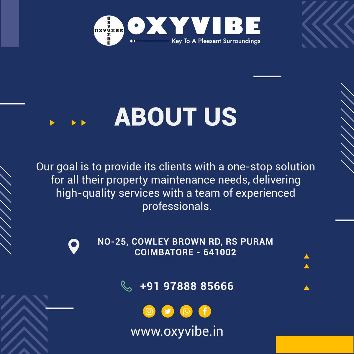 Oxyvibecbe's tweet image. #OXYVIBE offers services like #pest_control, #Disinfectant &amp;amp; #Sanitization, Bathroom &amp;amp; Kitchen #Deep_Cleaning, All kinds of #Painting &amp;amp; #Epoxy_Flooring, Terrace &amp;amp; Concrete #Tank_Waterproofing solutions, hospitals, malls, showrooms, Corporate office #janitor_services