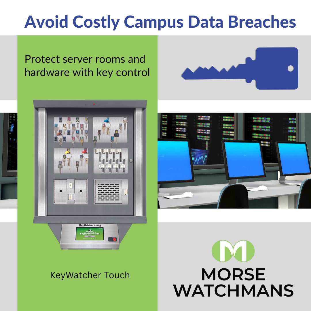 MorseWatchmans1's tweet image. Avoid Costly Campus Data Breaches. Protect Server Rooms and Hardware with Key Control. #SchoolSecurity #KeyAccessControl #CampusSecurity
hubs.li/Q01znT4C0