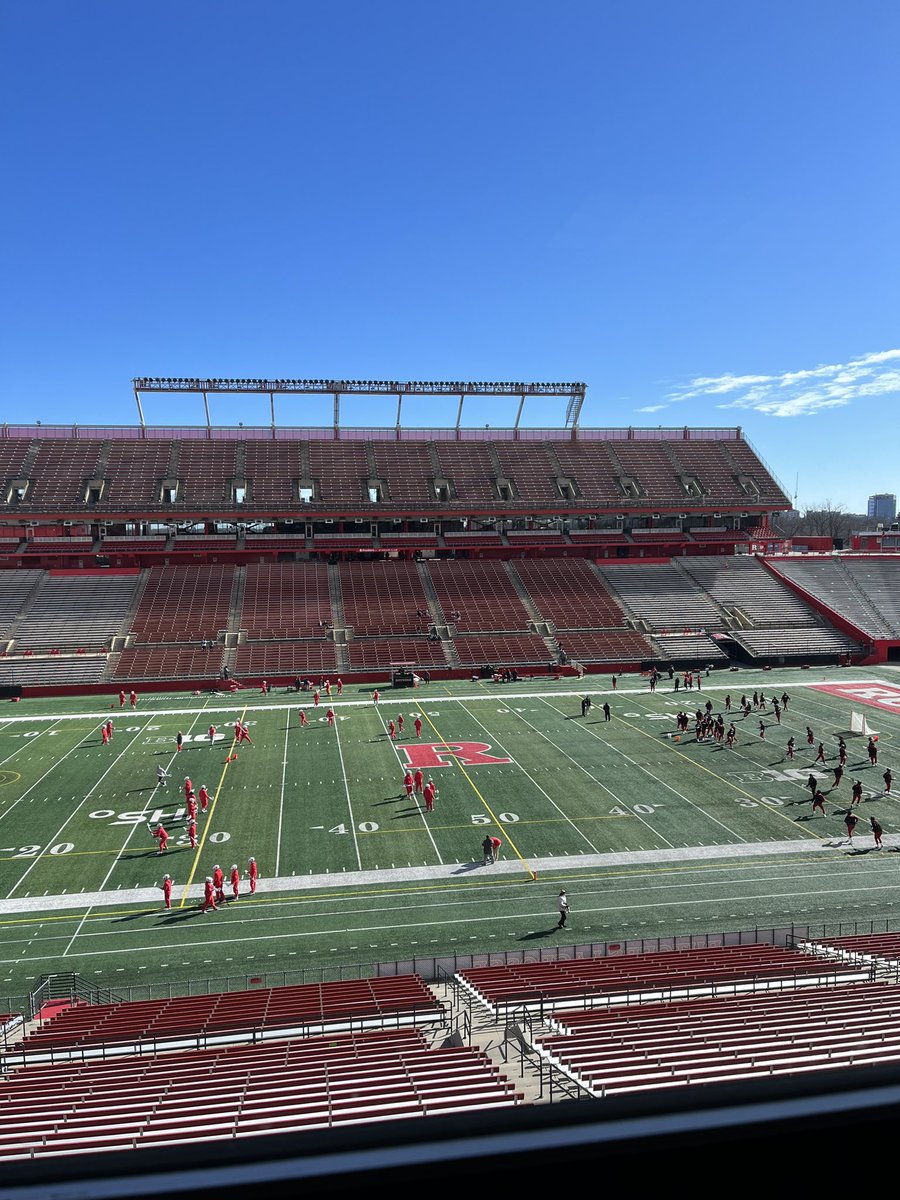 alexmhaley's tweet photo. Beautiful (but cold) day for some lacrosse!
@RUmlax opens their 2023 season against @Marist_MensLax at SHI Stadium⚔️
#GoRU #B1GLax https://t.co/9o3TZZOKcO