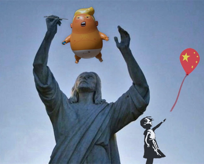 @realTuckFrumper God save us from this wretched #Balloon ! #ChinaSpyBalloon #balloongate #China #TrumpIsDone