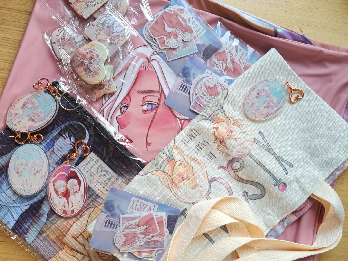 AedianGlair's tweet photo. โฐLess than two weeks remain to get some cute and hot merch with pretty boys - and support us, two artists who work super hard to bring you more Yaoi games every year! ๐
Visit Xissai: The Snake Temple now๐https://t.co/oyHAK4mSxo
#yaoi #bl #visualnovel #monsterboy #yaoimerch https://t.co/XTuEbUfRaL