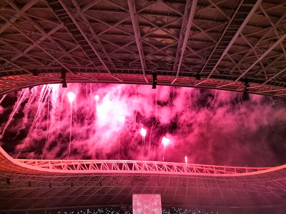 IshaqChebli's tweet photo. La cérémonie de clôture était tout simplement stratosphérique 🇩🇿🔥 https://t.co/C6qWhJvSpO