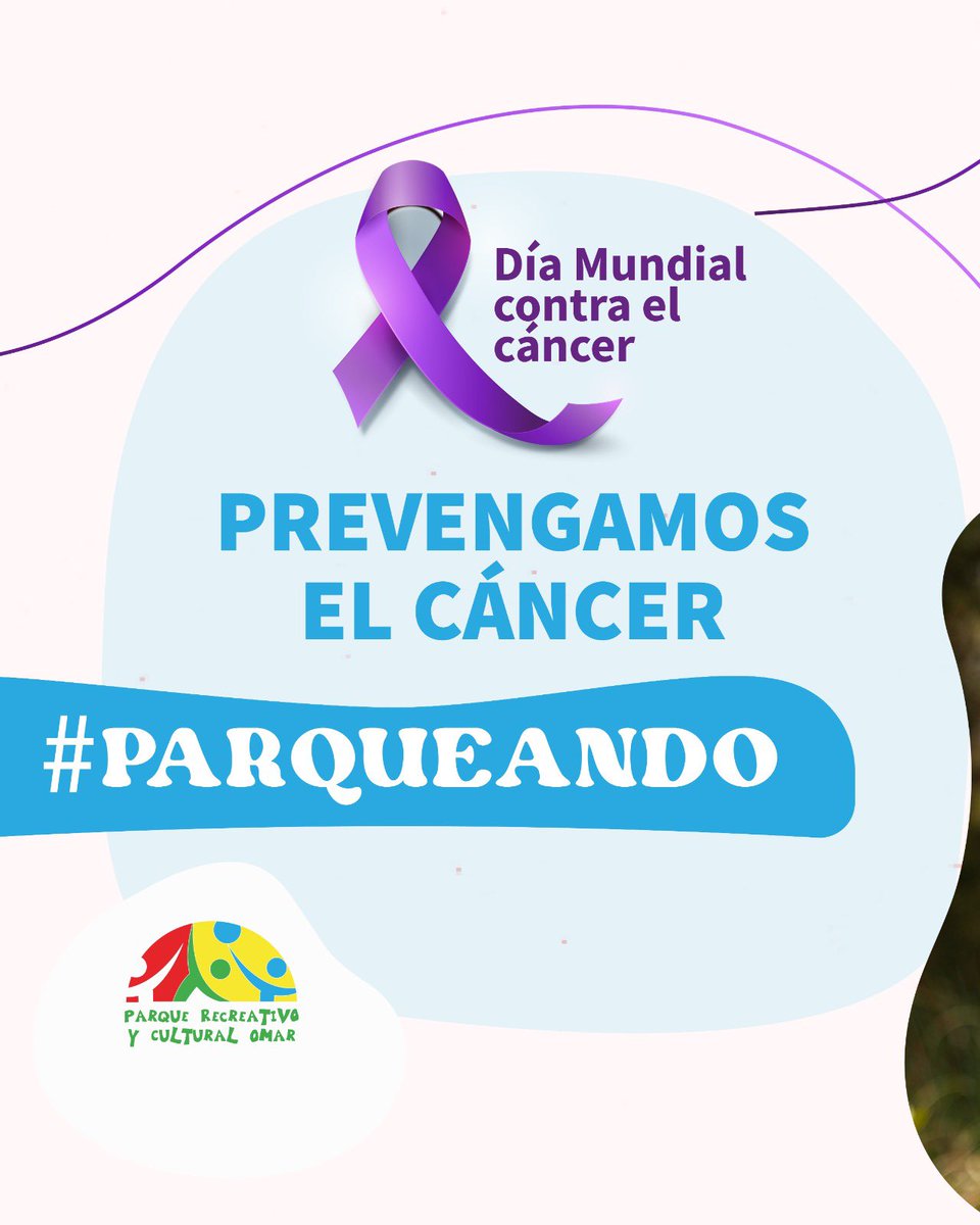 ParqueOmarPma's tweet photo. En el día mundial #ContraElCáncer les recordamos la importancia de adoptar y mantener un estilo de vida saludable y consciente, para continuar uniendo fuerzas y prevenir esta enfermedad.
Prevengamos el cáncer #parqueando☀️ https://t.co/OtLWvc2VZU