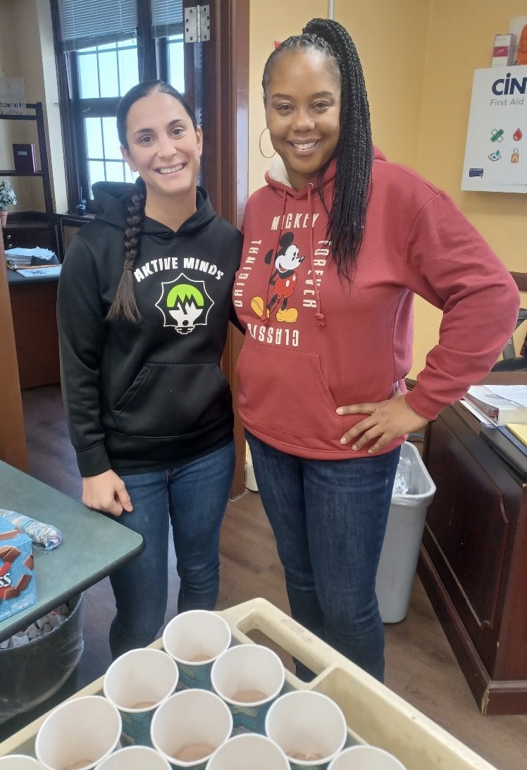 *It Really Takes A Village/So thankful for Sarah. She is such an AWESOME person who loves kids and is driven to make meaningful impact unselfishly. We were so grateful for her presence and assistance yesterday with serving the Students &amp; Staff at Burns.

She is #TheDifference🐾