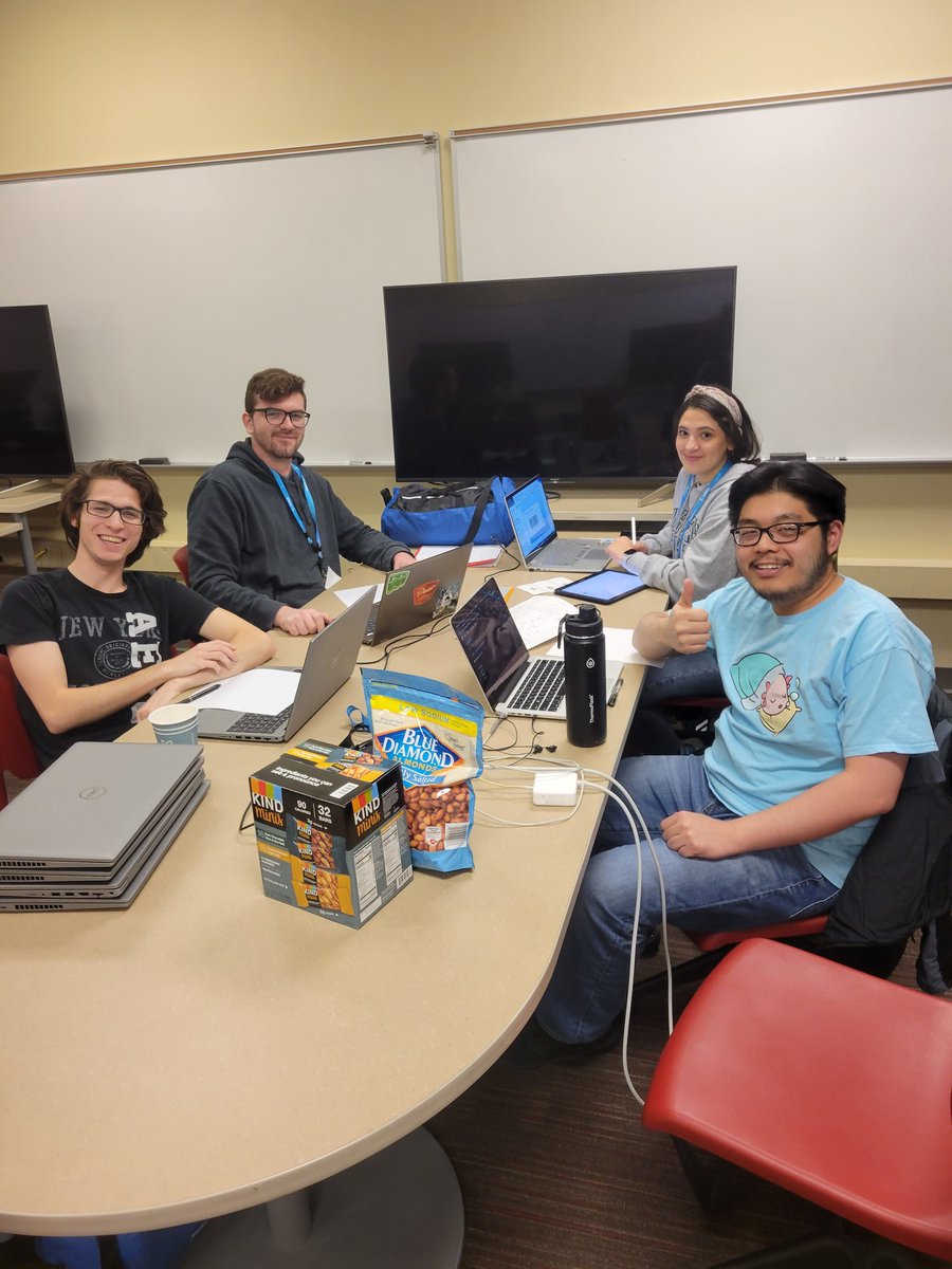 AIM_Inc_'s tweet photo. Students are taking aim at solving #supplychain challenges at the #MakeitWright #Hackathon at @wrightstate! #tech #learning https://t.co/aRAAefEPaR