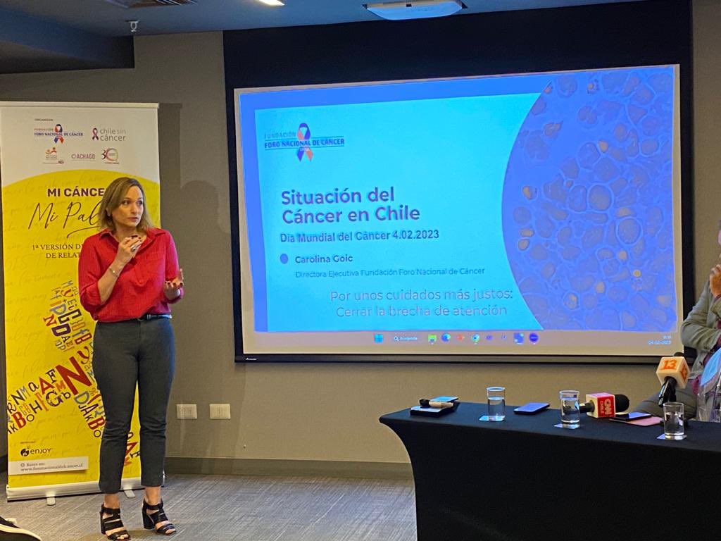 🎗’Nuestros pacientes no deben pagar los costos de la inoperancia de las Isapres y de nuestros políticos. Sus tratamientos no pueden esperar’, Carolina Goic sobre la crisis de los sistemas de salud público y privado. 

#micancermipalabra