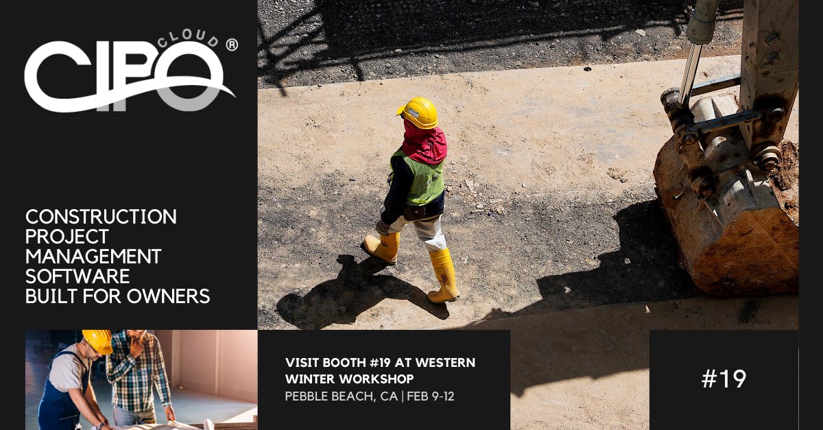 cipo_cloud's tweet image. @cipo_cloud will be at the upcoming Western Winter Workshop February 9-12th. Are you going? If so, we invite you to stop by our booth and say hello. Hear success stories of small and large agencies using our powerful construction software platform #cmsoftware @CMAANorCal