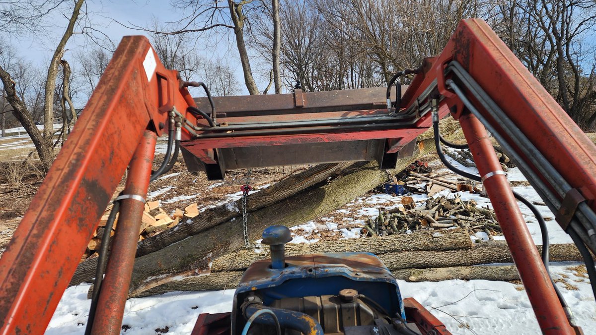 FHolocker's tweet image. Moving some of the larger stuff before everything turns into a muddy mess