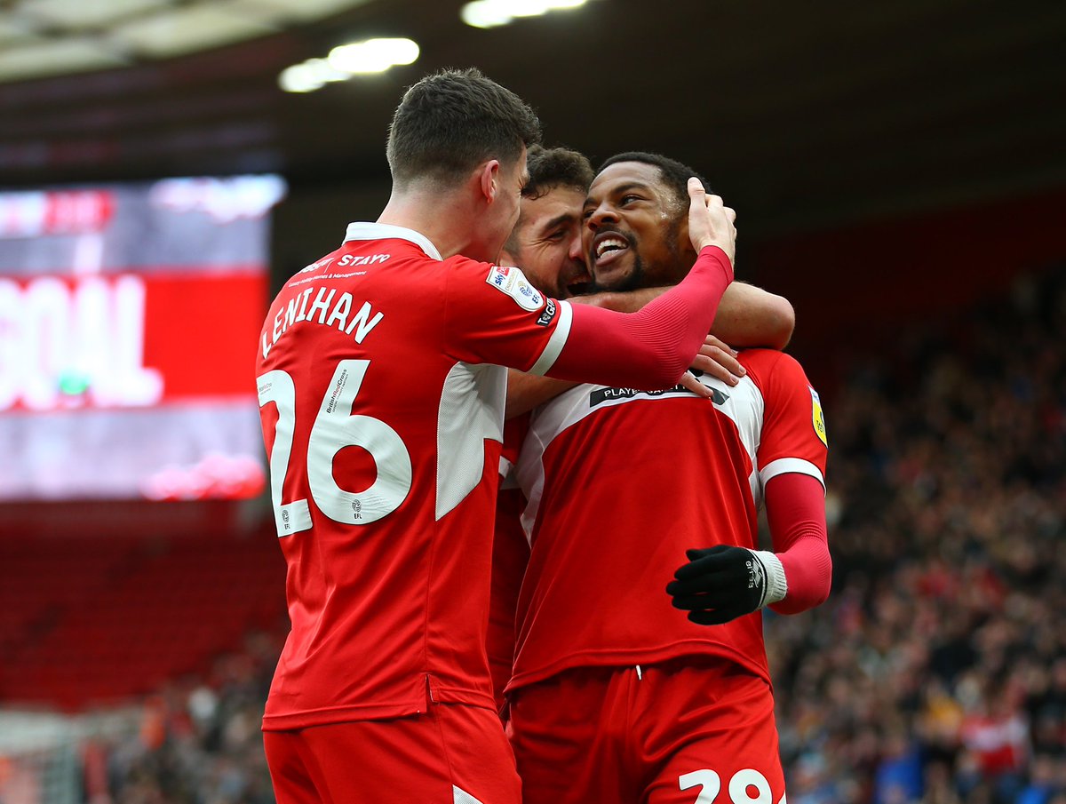 cakpom's tweet image. Right then…. ALL ABOARD 🚂🚂 😭. 
What a team. Great support as always from you guys. Onwards and upwards @Boro 🔴⚪️ #Godsplan