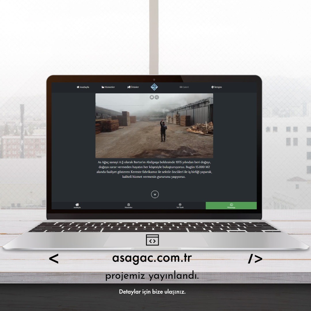 asagac.com.tr yayında.. 🙋‍♂️ #webtasarım #webyazılım #sitekur #tlgclk