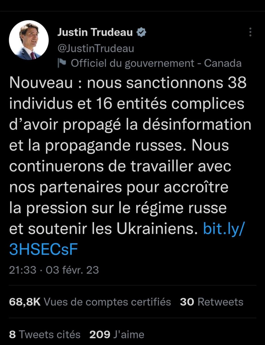 NoAlternative20's tweet photo. 🇨🇦 La liberté d’expression n’existe plus au Canada! #Marde ! https://t.co/2bOtkw2Ylw