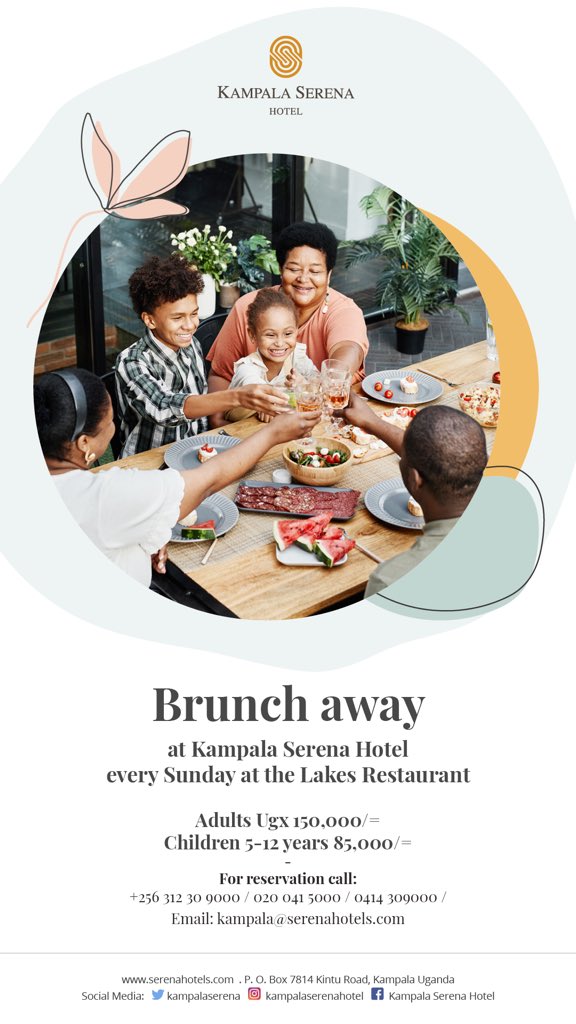 #Sundaybrunch #Kampalaserena #serenaexperience