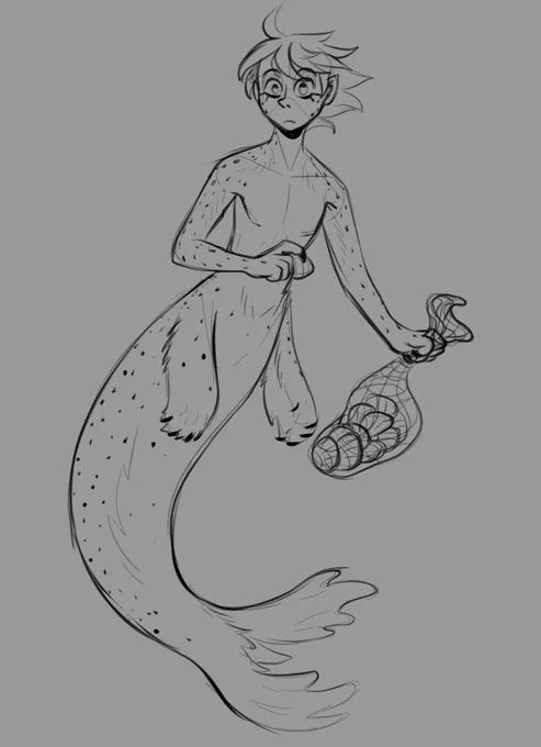 fun fact mermaid au is having a resurgance in my brain and my friend suggested making teddie a seal mermaid. which honestly is getting more and more appealing
[#persona4] 