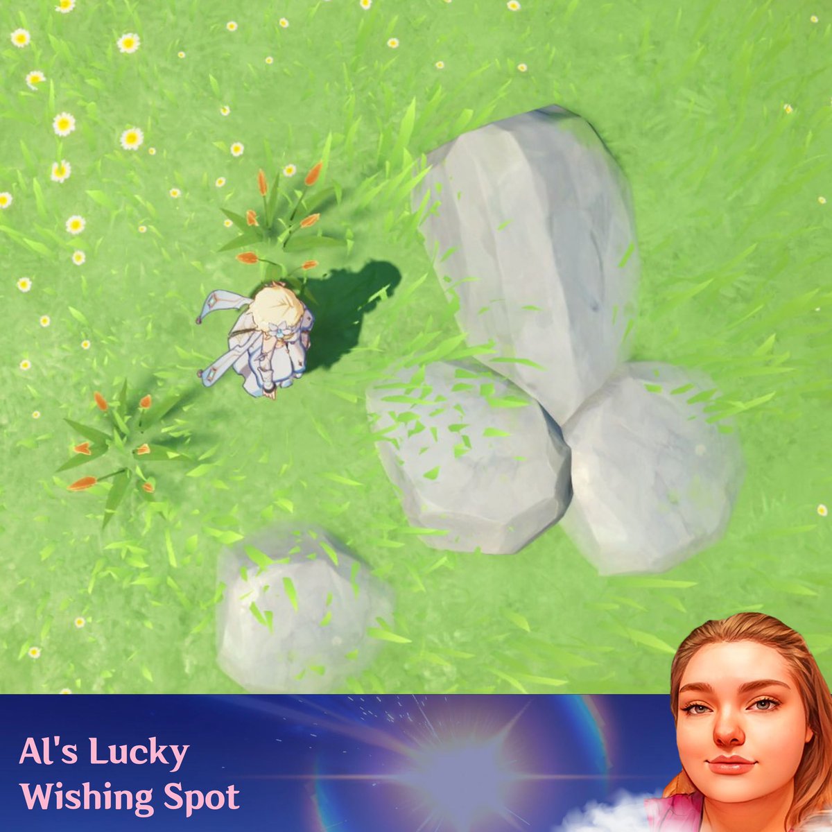 talesofteyvat's tweet photo. Some of us are a little superstitious when it comes to wishing. Alโs favorite place to wish is Dick Rock! ๐ชจ
A quaint rock formation located in Windrise! Al said, and we quote โitโs been very good to meโ ๐๐
#genshin #genshinimpact #dickrock #genshinwish #genshinimpactwish https://t.co/CdYew43OTc