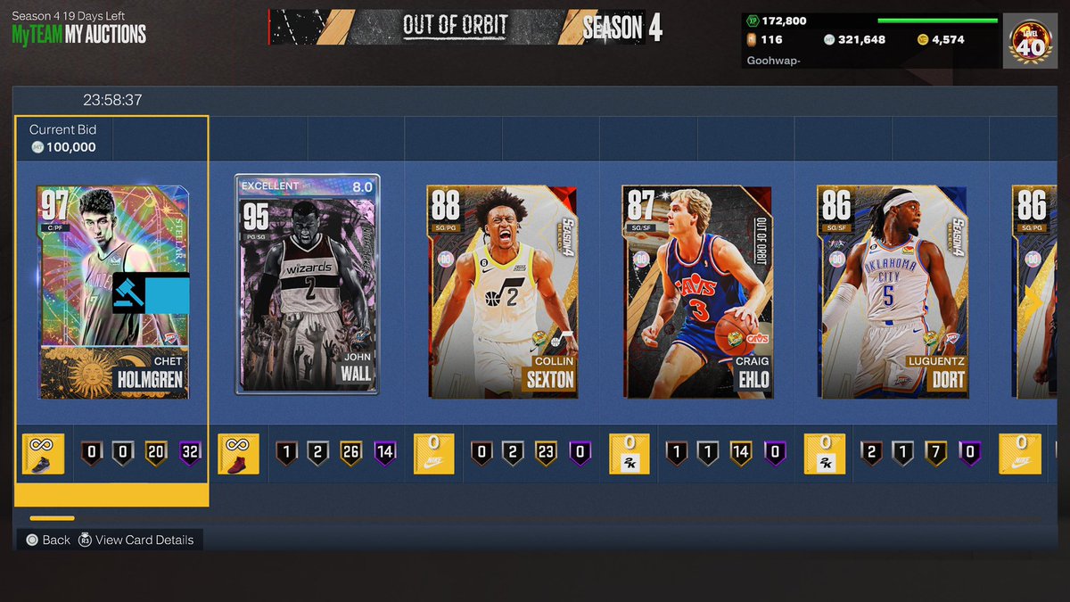 Goohwap's tweet image. 32 HOF Holo Chet 🌩 on PS 🎮
Added HOFs:
Bully
Giant slayer
Limitless takeoff
Agent 3
Blinders
Guard up
Clamp breaker
Dimer
Hyperdrive
Mismatch expert
QFS
Challenger
Glove
Menace
Off ball pest
Work horse
Brick wall
@JD_Crossover @SP2Ks @CallMeMeech_ @DFS_D0E @Floki5000 #NBA2K