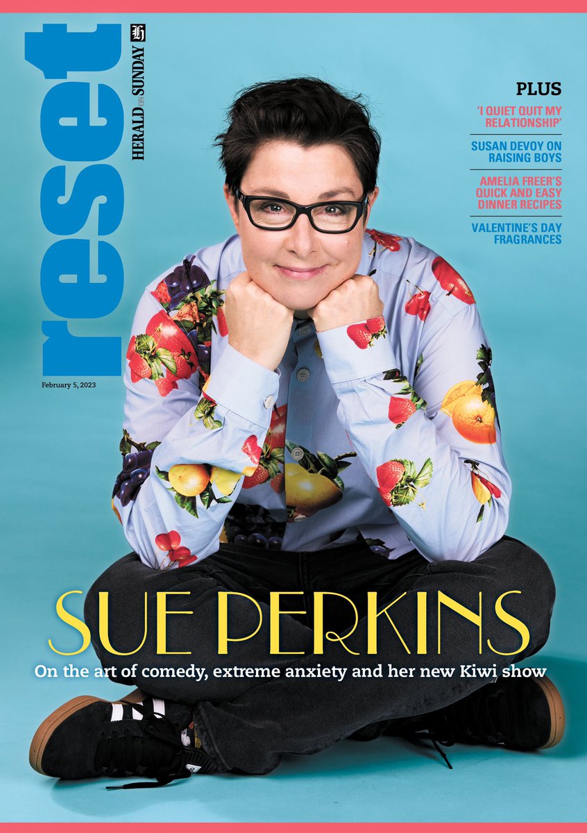A front page without rain on it! Inside NZ’s biggest cannabis bust by David Fisher, a jockey’s remarkable tale by @AnnaLeask and, is Ruben Love the ABs’ World Cup bolter? And in Reset, British comedian Sue Perkins on finding joy. ☀️
