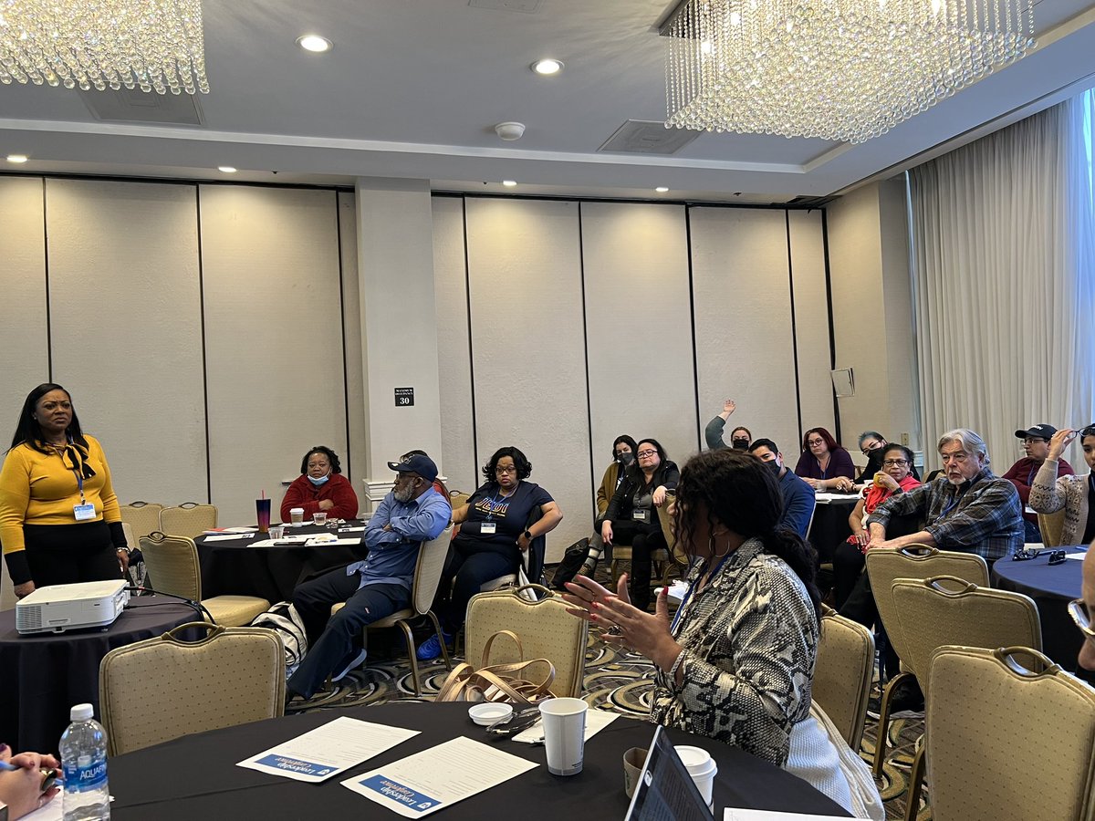 Went to 2 fantastic morning sessions at the <a href="/CFTunion/">CFT</a>  -from TPS To Citizenship by #CARACEN &amp; Creating and Supporting Programs for Black Students by Dr. Marilyn Ingram from #aft1521a