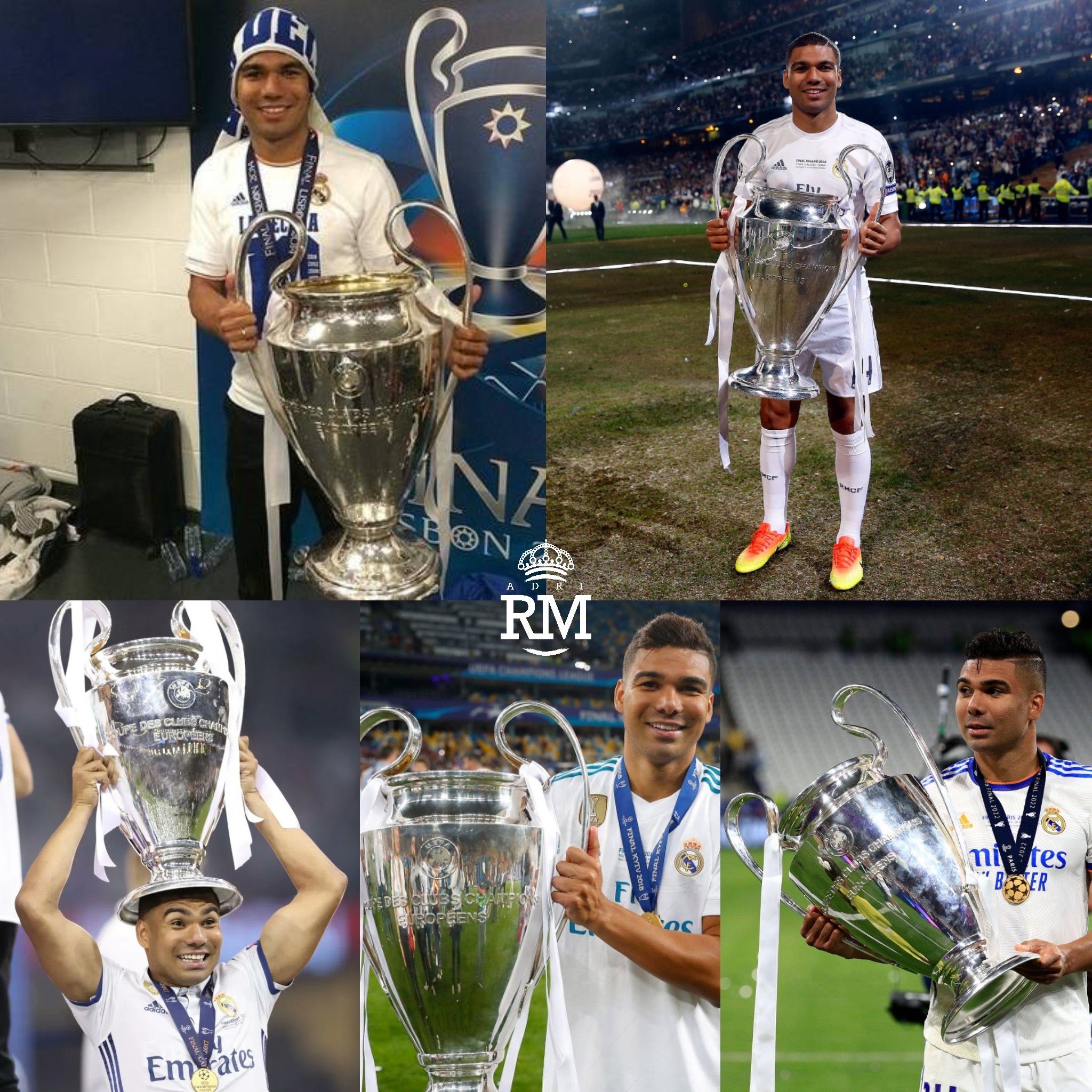 Cuantas champions tiene casemiro