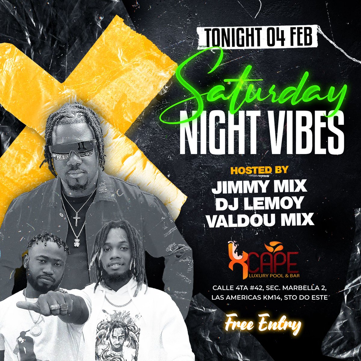 Xcape luxury pool & bar tweet media