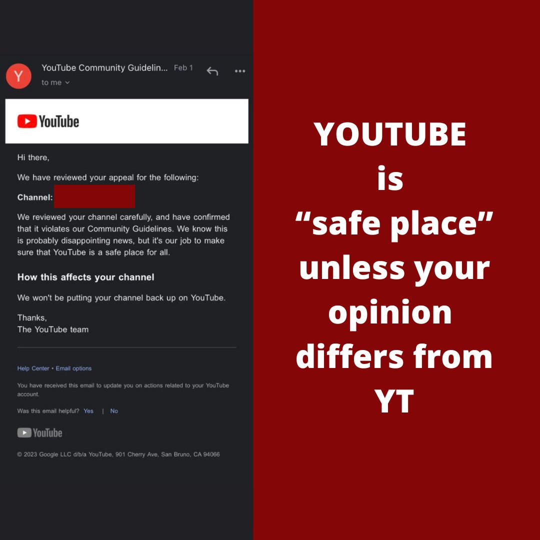 _GlobalCrisis_'s tweet photo. According to the #UN #humanrights declaration, everyone has the right to #FreedomofSpeech; this right includes #freedom to seek, receive &amp; impart #information through any #media.

❓Why #YouTube &amp; #Google act against #UDHR 
‼️ Demand #NationalizeGoogle 
   
#youtuberepression https://t.co/geCXaVBNRi
