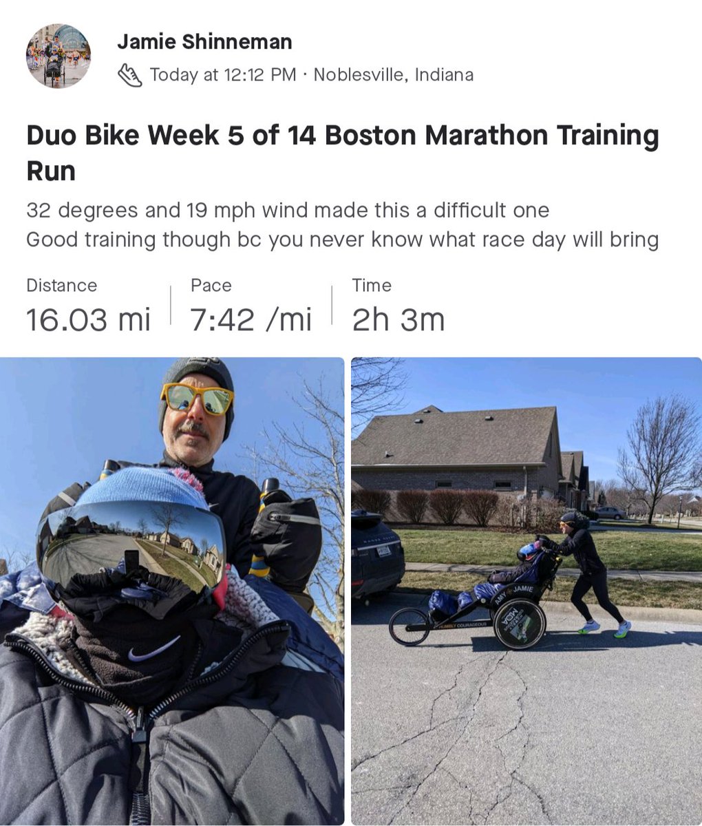 We need you! <a href="/bostonmarathon/">Boston Marathon</a> 2023 training is going well but we only have 9 weeks left to hit our fundraising goal of $30,000. Would you be willing to support us? If nothing else, please help us raise awareness and share our story. 
#TogetherWeFight 💪💙👊
mda.donordrive.com/index.cfm?fuse…