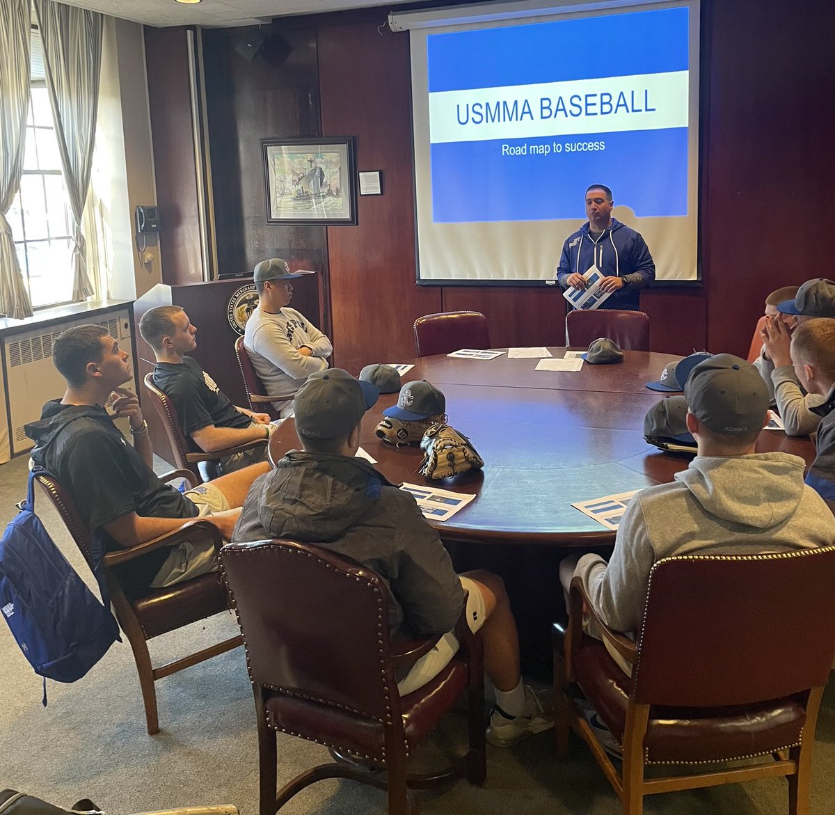 USMMA_Baseball's tweet image. Finished a GREAT first week with a reminder of how we find success in #OURProgram! The boys have been working hard and we are off to a tremendous start, but it’s always good to remember what will sustain us throughout a long season. 3 areas of focus every day! #BigThingsComing