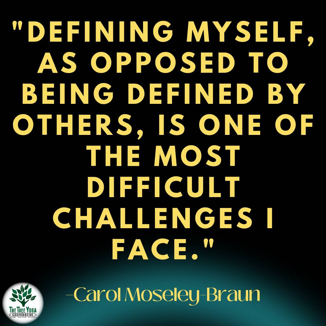 thetreeyogacoop's tweet image. Defining ourselves through love, respect, and gratitude disrupts the system of white supremacy. #knowthyself #lovethyself #MelaninPride #blackhistorymonth #gratitude  #thetreeyogacooop