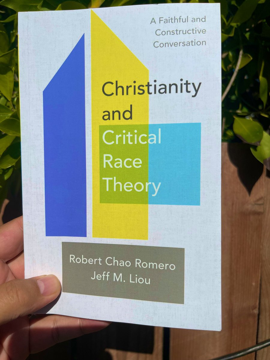 ProfeChaoRomero's tweet photo. Advance reader copy of my new book with @Jeff_Liou is in! Slated for late April release! #CRT #Christianity https://t.co/PzsA9xagYC